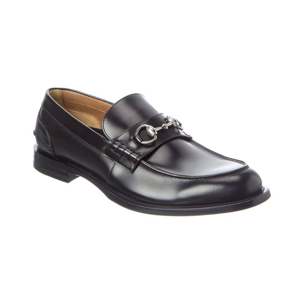 Gucci Horsebit Leather Loafer, Black